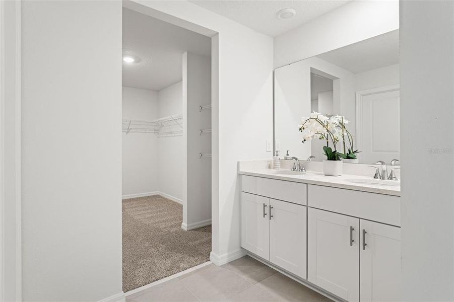 Furnished interior view inside a new home in Two Rivers - Classic Series, Zephyrhills (Image 11).