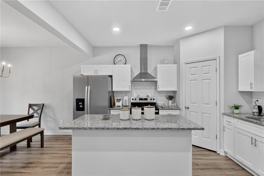 Furnished interior view inside a new home in , Lithonia (Image 26).
