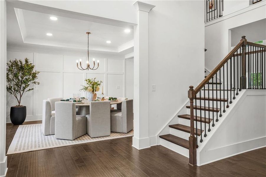 Furnished interior view inside a new home in , Fairburn (Image 19).