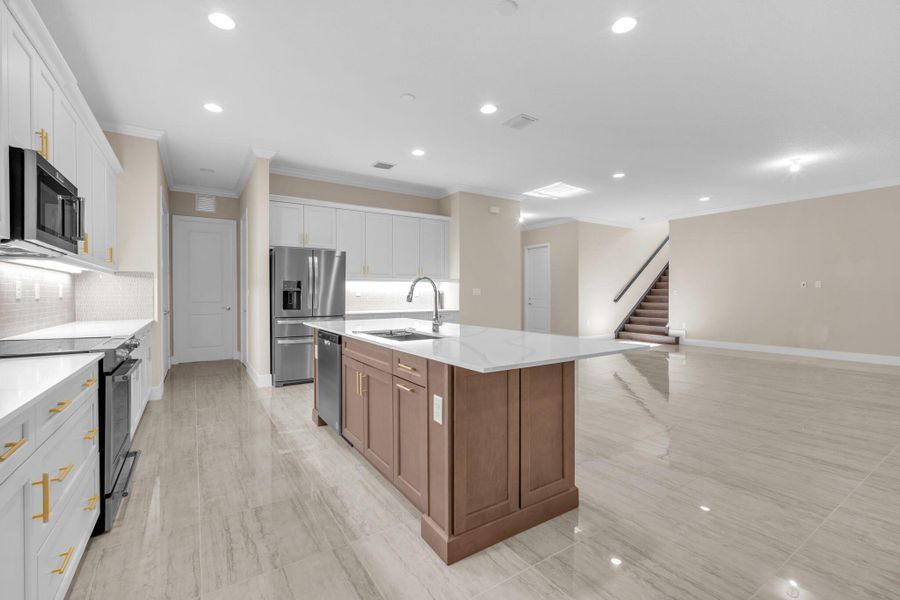 Furnished interior view inside a new home in , Ave Maria (Image 16).