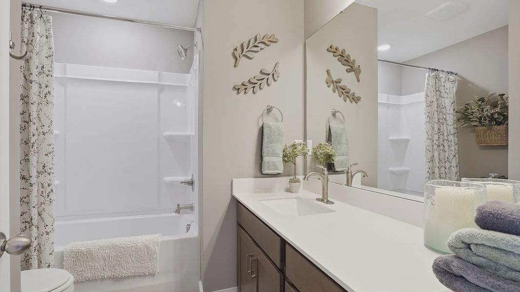 Furnished interior view inside a new home in Anna's Pointe, Simpsonville (Image 28).