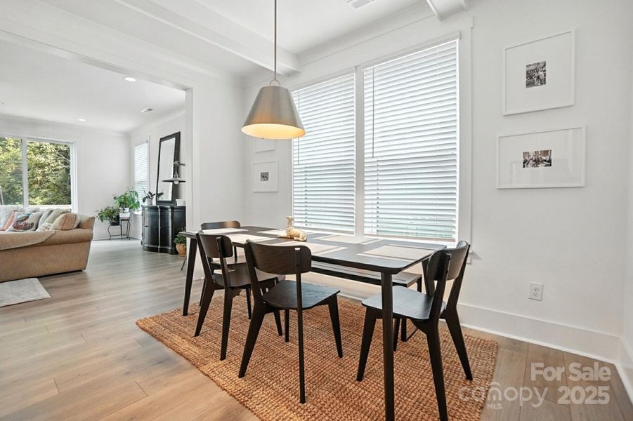 Furnished interior view inside a new home in , Charlotte (Image 8).