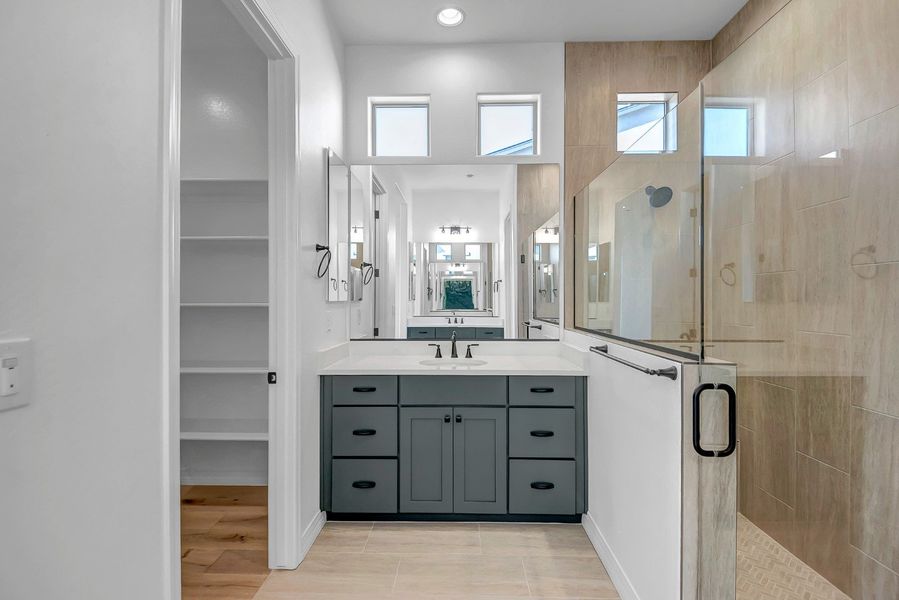 Furnished interior view inside a new home in Horizon at The Dells, Prescott (Image 8). Furnished interior view inside a new home in Horizon at The Dells, Prescott (Image 8).