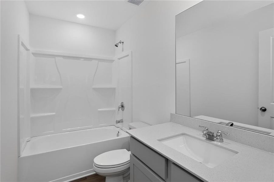 Furnished interior view inside a new home in Towns at Ivy Creek, Buford (Image 4).