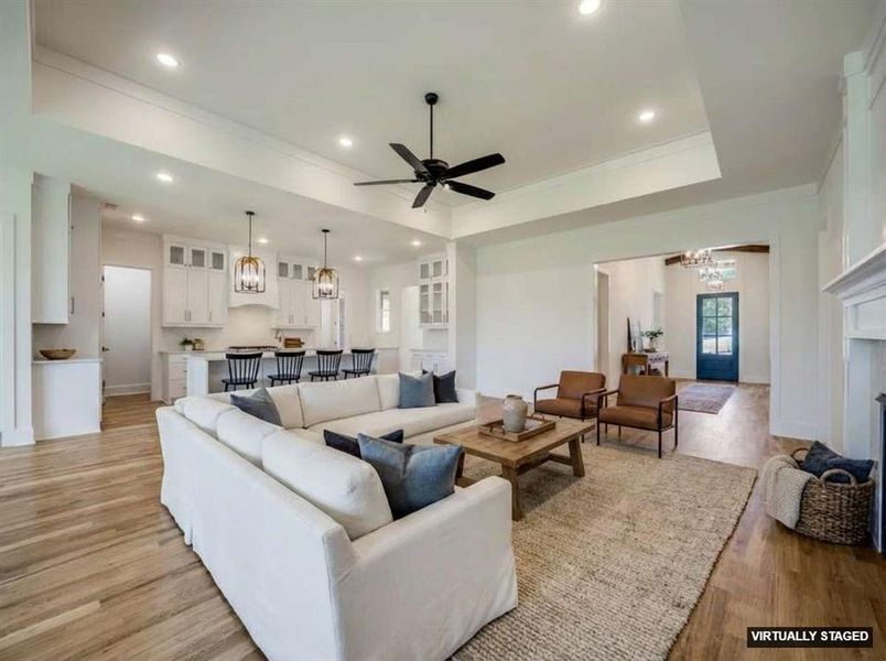 Furnished interior view inside a new home in , Denton (Image 14).