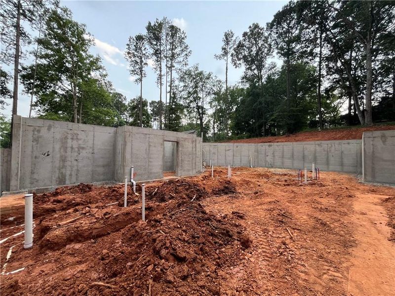 In-progress construction of a new home in , Greensboro, GA (Image 5).