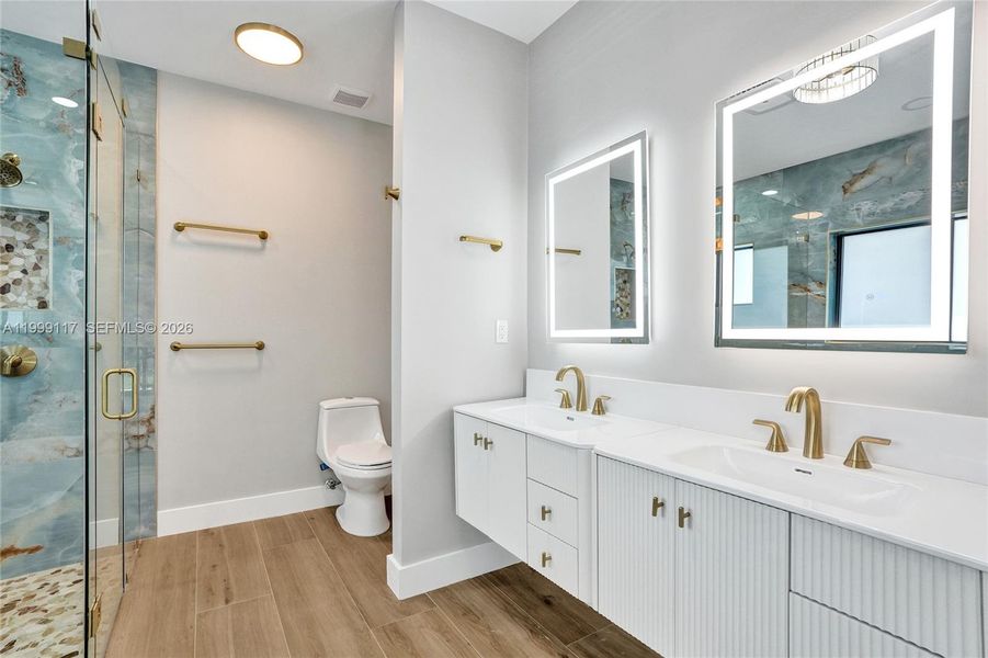 Furnished interior view inside a new home in , West Park (Image 41).