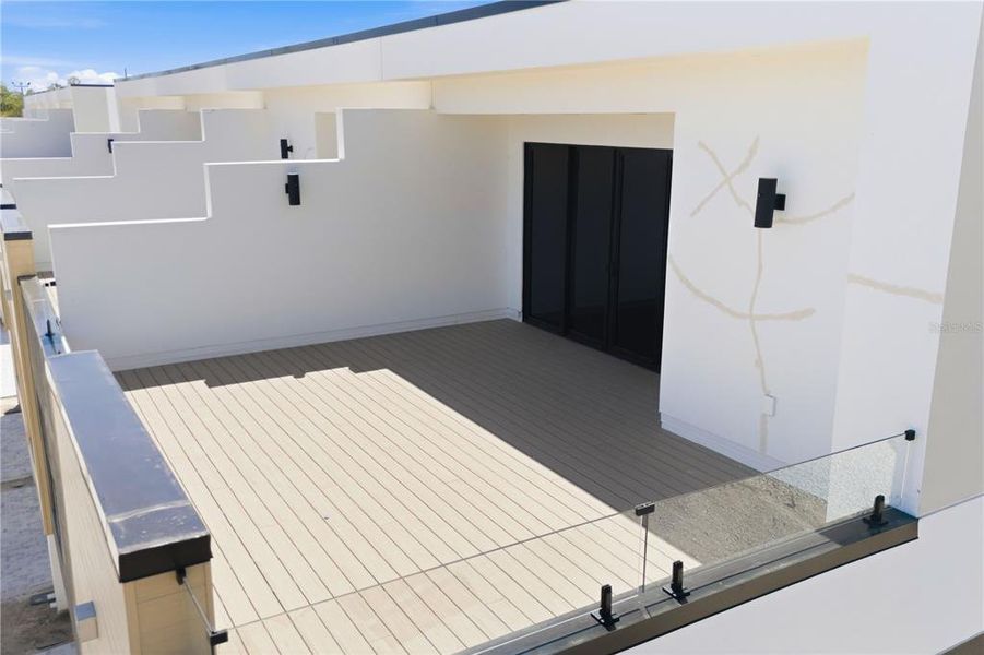 Exterior details and patio area of a home in , Tampa (Image 2). Exterior details and patio area of a home in , Tampa (Image 2).