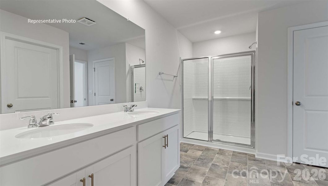 Furnished interior view inside a new home in Clark Creek Landing, Lincolnton (Image 11).