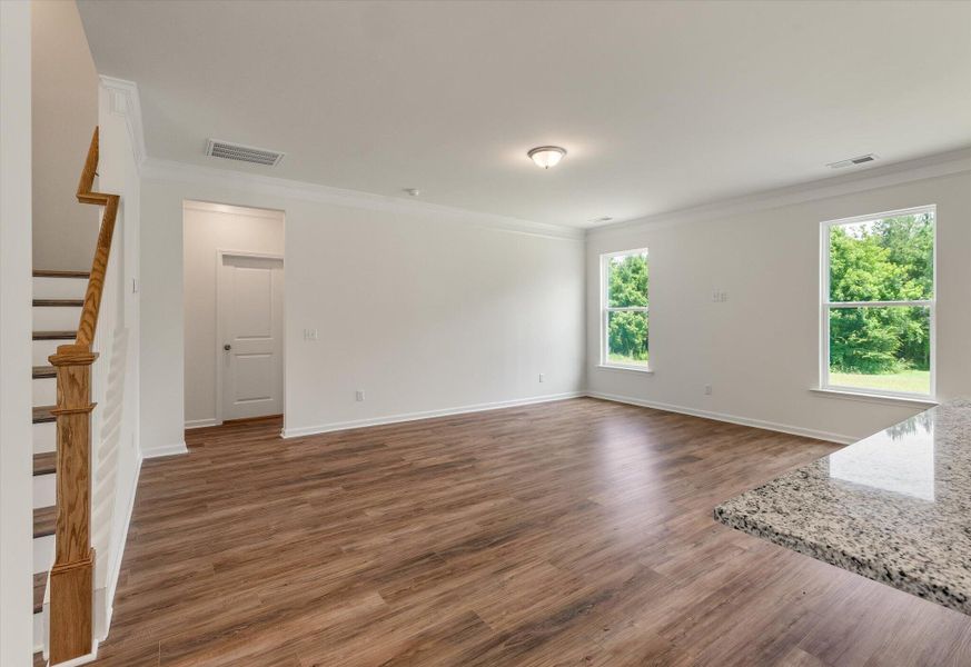 Spacious, unfurnished interior of a new home in Parker's Preserve, Ridgeville (Image 25).