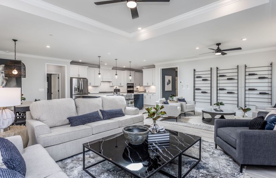 Representative furnished interior of a home built from the Renown by Del Webb in Del Webb at Chatham Park, Pittsboro (Image 30).