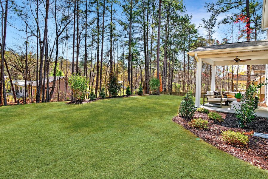 Exterior details and patio area of a home in Arbor Glen, Sanford (Image 19). Exterior details and patio area of a home in Arbor Glen, Sanford (Image 19).