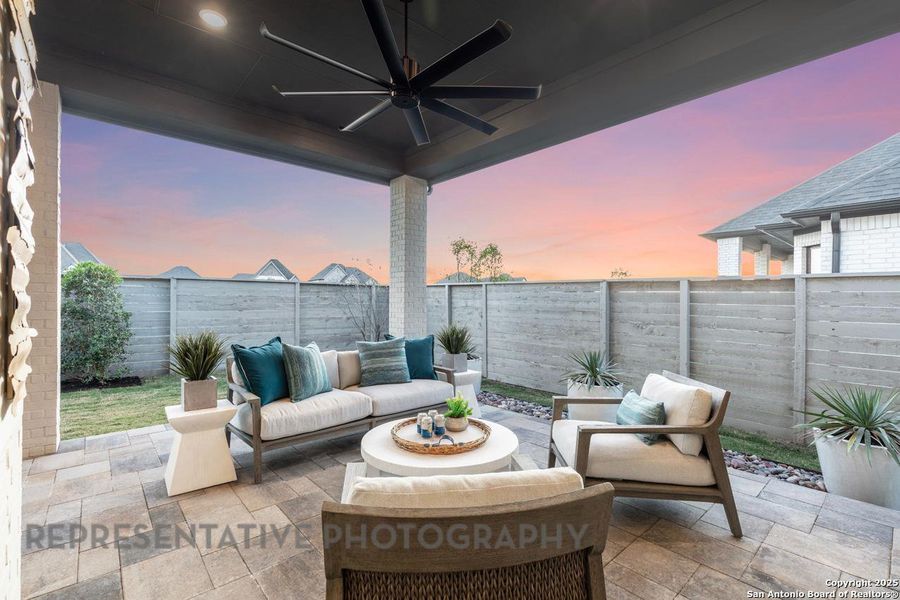 Exterior details and patio area of a home in The Ranches at Creekside, Boerne (Image 20). Exterior details and patio area of a home in The Ranches at Creekside, Boerne (Image 20).