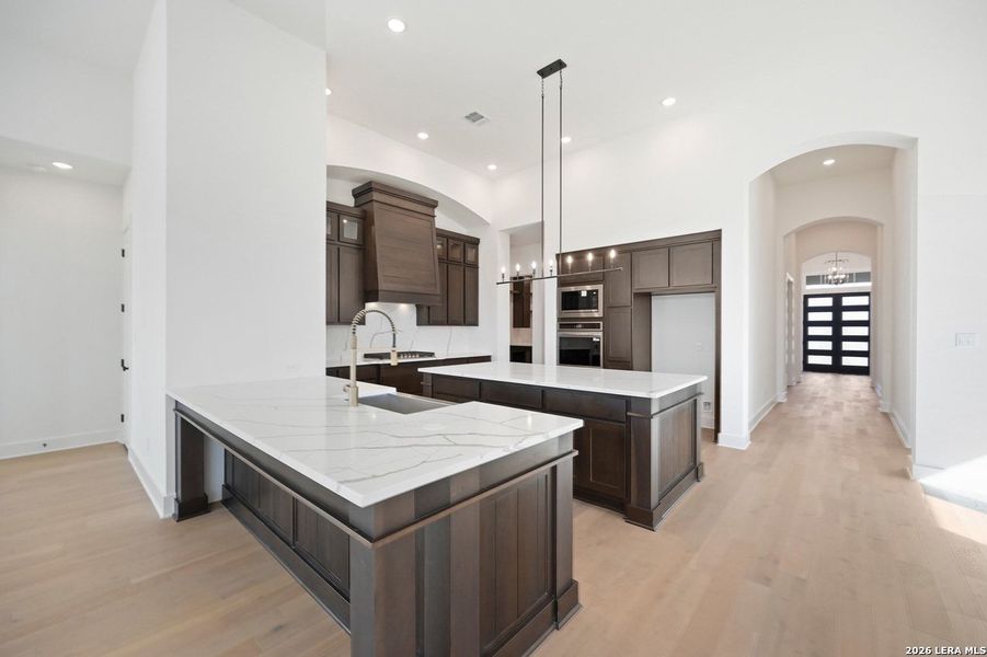 Furnished interior view inside a new home in La Cima, San Marcos (Image 6).