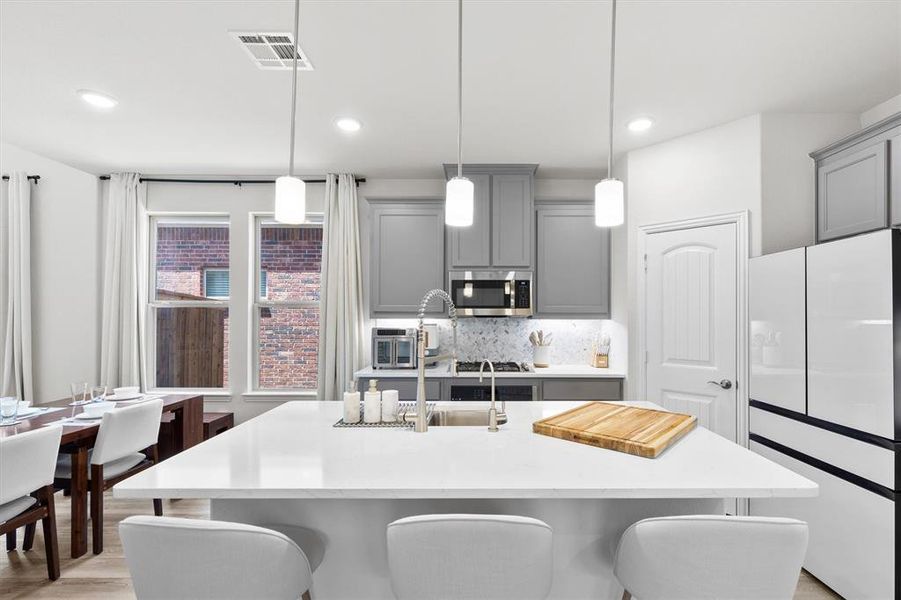 Furnished interior view inside a new home in Riverset, Garland (Image 32). Furnished interior view inside a new home in Riverset, Garland (Image 32).