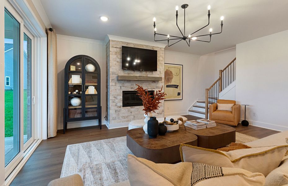 Valleybrook Gathering Room in new homes for sale in Devonshire in Mt. Juliet, TN