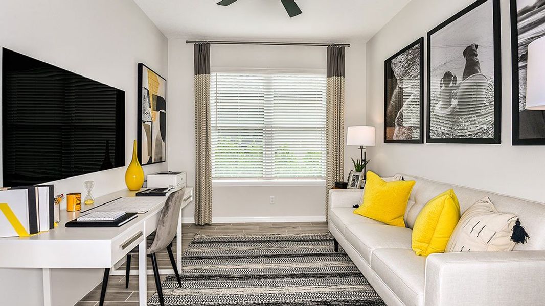 Furnished interior view inside a new home in Indigo Creek, Apollo Beach (Image 7).