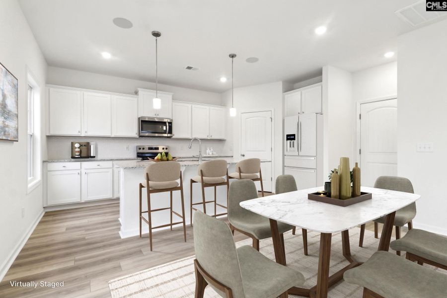 Furnished interior view inside a new home in Boykin Hills, Chapin (Image 9).