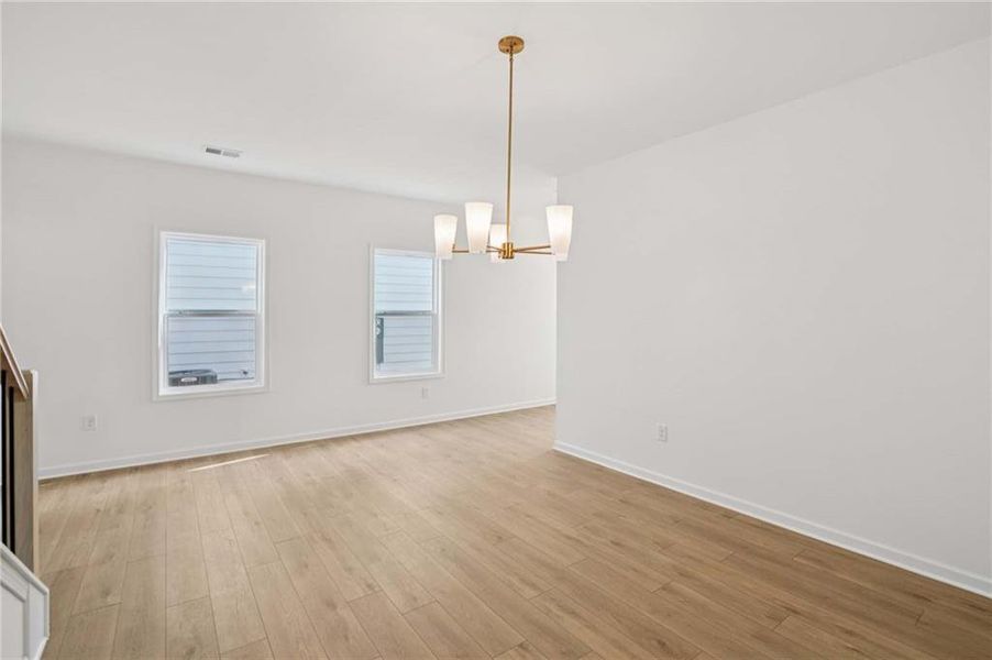 Spacious, unfurnished interior of a new home in Arbors at Richland Creek, Buford (Image 10).