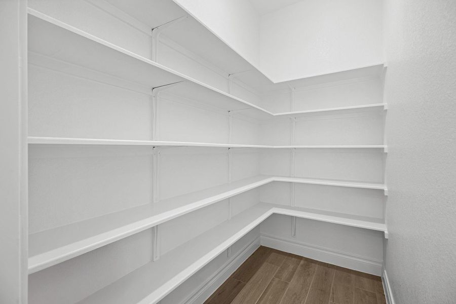 View of storage area