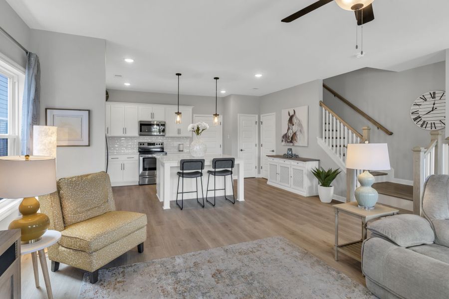 Representative furnished interior of a home built from the Dalton by Parkside Builders in Anderson Park, Hendersonville (Image 10). Representative furnished interior of a home built from the Dalton by Parkside Builders in Anderson Park, Hendersonville (Image 10).
