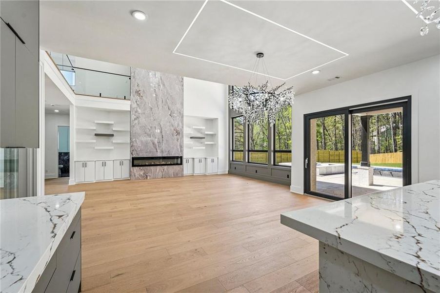 Spacious, unfurnished interior of a new home in , Sugar Hill (Image 60).