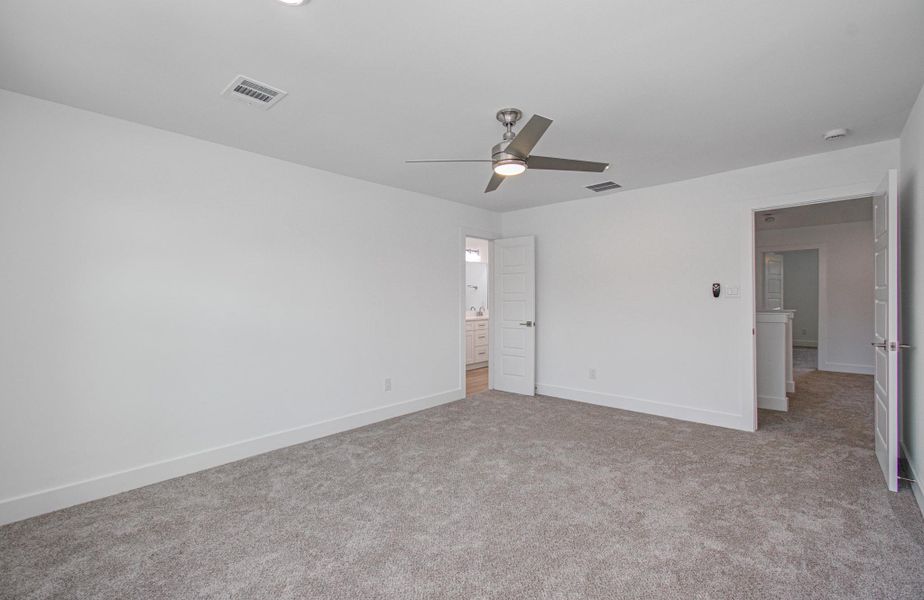 Primary bedroom with ensuite bathroom