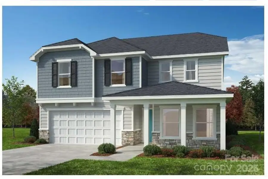 Front exterior of a new home in Wilson Creek, Indian Land, SC, highlighting curb appeal (Image 1).