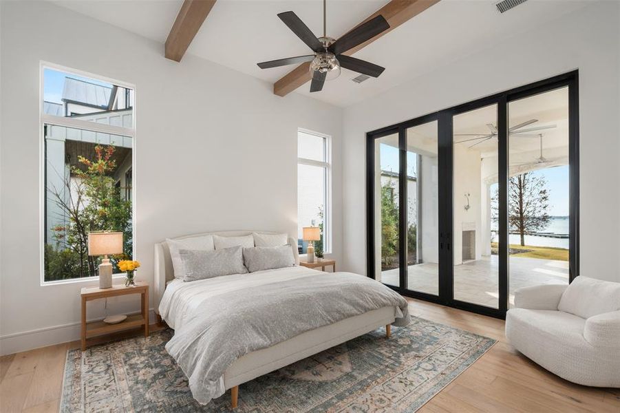 Furnished interior view inside a new home in , Malakoff (Image 7).