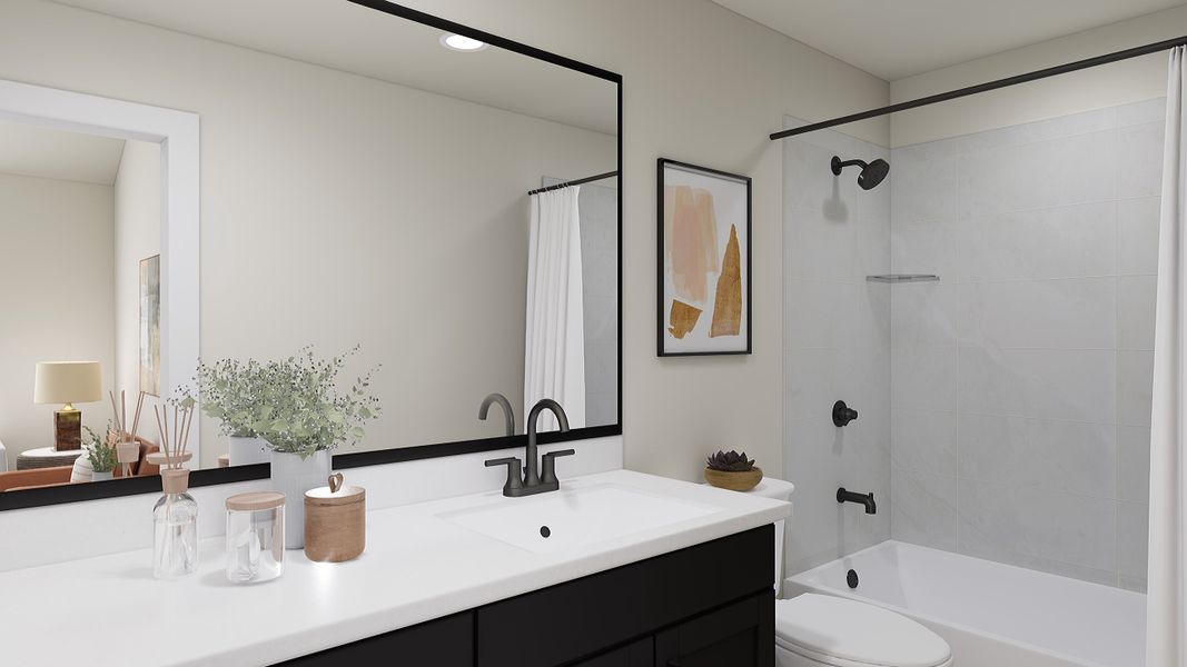 Representative furnished interior of a home built from the Holly by Tri Pointe Homes in Landmark, Denton (Image 10). Representative furnished interior of a home built from the Holly by Tri Pointe Homes in Landmark, Denton (Image 10).