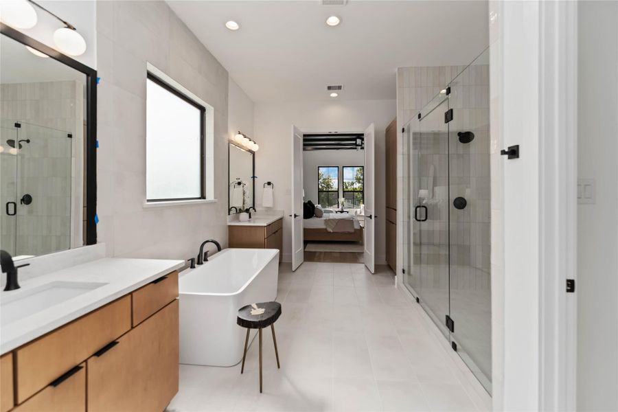 Furnished interior view inside a new home in , Houston (Image 6).