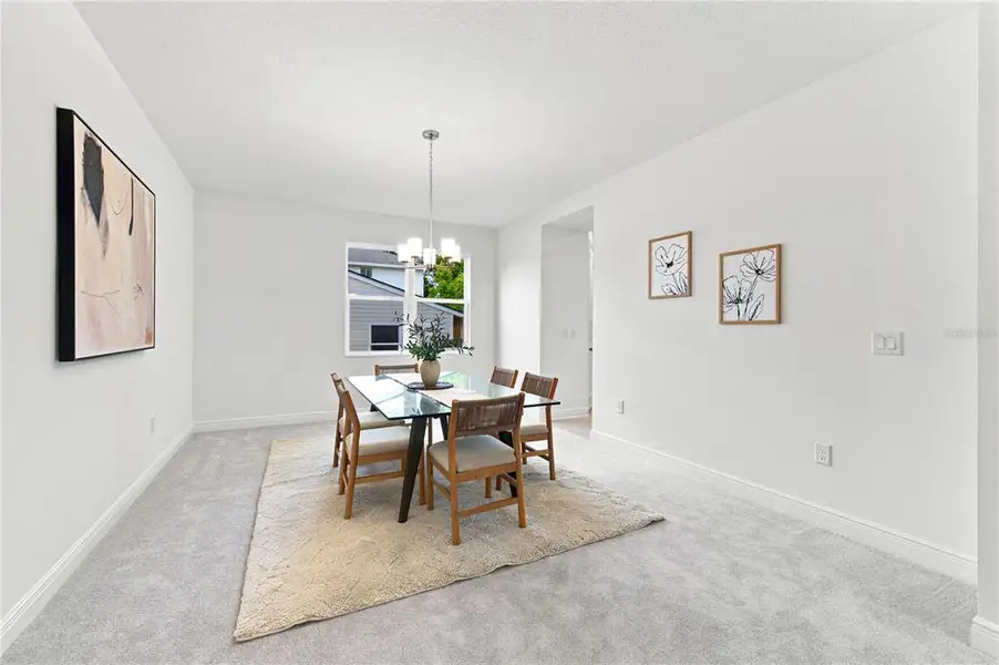 Furnished interior view inside a new home in , Tampa (Image 59).