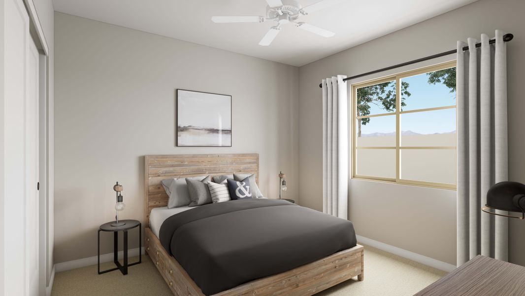 Representative furnished interior of a home built from the Elden Plan 4505 by Tri Pointe Homes in Waterston Central, Gilbert (Image 30).