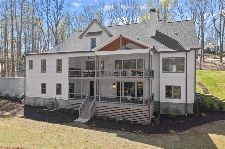 Exterior details and patio area of a home in , Marietta (Image 35). Exterior details and patio area of a home in , Marietta (Image 35).