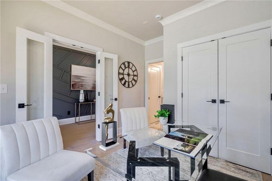 Furnished interior view inside a new home in , Atlanta (Image 19).