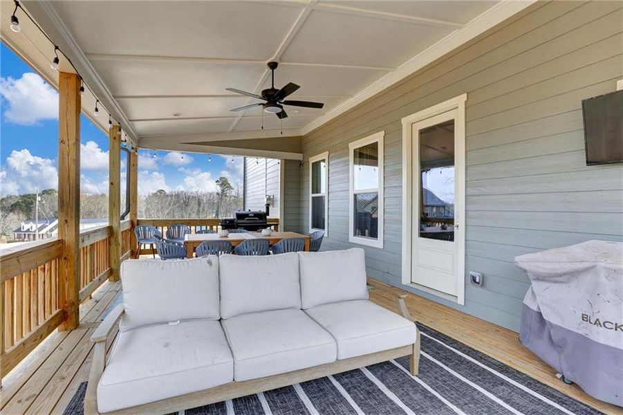Exterior details and patio area of a home in , Buford (Image 4). Exterior details and patio area of a home in , Buford (Image 4).