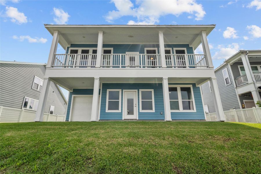 Front exterior of a new home in , Texas City, TX, highlighting curb appeal (Image 17). Front exterior of a new home in , Texas City, TX, highlighting curb appeal (Image 17).
