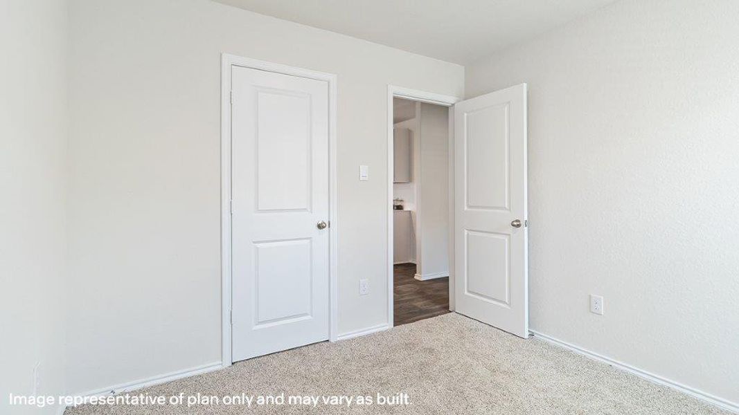 A well-lit bedroom offers privacy and quiet comfort. A well-lit bedroom offers privacy and quiet comfort.