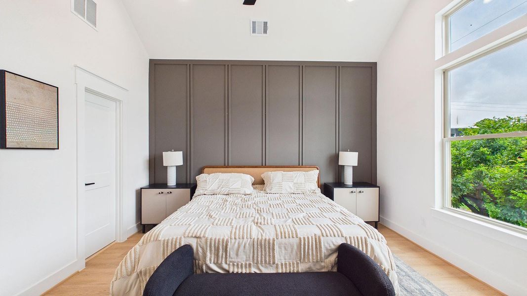 Furnished interior view inside a new home in , Houston (Image 31).