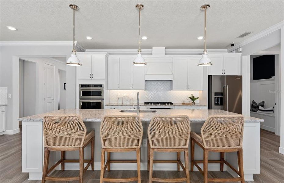 Furnished interior view inside a new home in Del Webb Sunbridge, St. Cloud (Image 28).