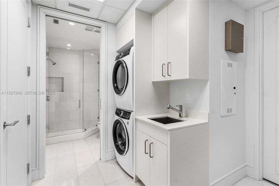 Furnished interior view inside a new home in , Sunny Isles Beach (Image 33). Furnished interior view inside a new home in , Sunny Isles Beach (Image 33).