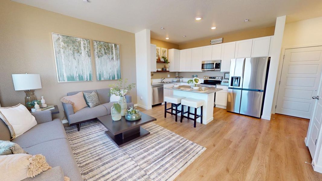 Furnished interior view inside a new home in Liberty Draw, Evans (Image 4). Furnished interior view inside a new home in Liberty Draw, Evans (Image 4).
