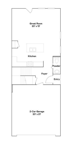 2D floor plan layout of this home in Sierra Vista, Rosharon, TX (Image 2).