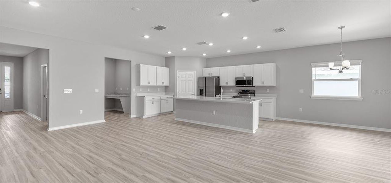 Furnished interior view inside a new home in Vista Trace, Belleview (Image 6).