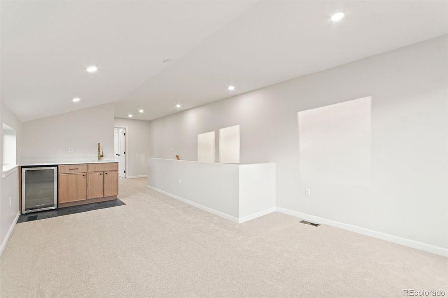 3rd flor flex and wet bar