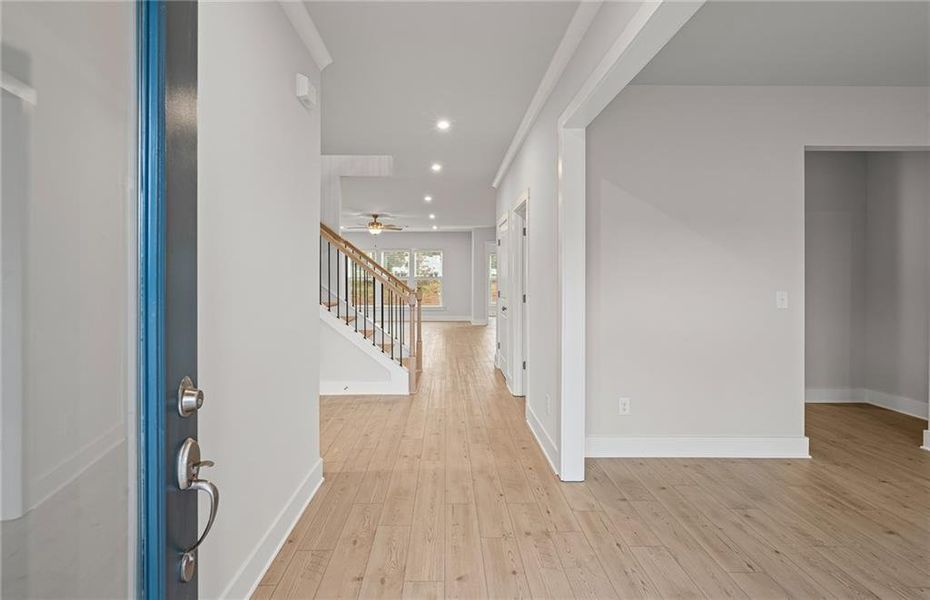 Spacious, unfurnished interior of a new home in Oakwood, Cumming (Image 17). Spacious, unfurnished interior of a new home in Oakwood, Cumming (Image 17).