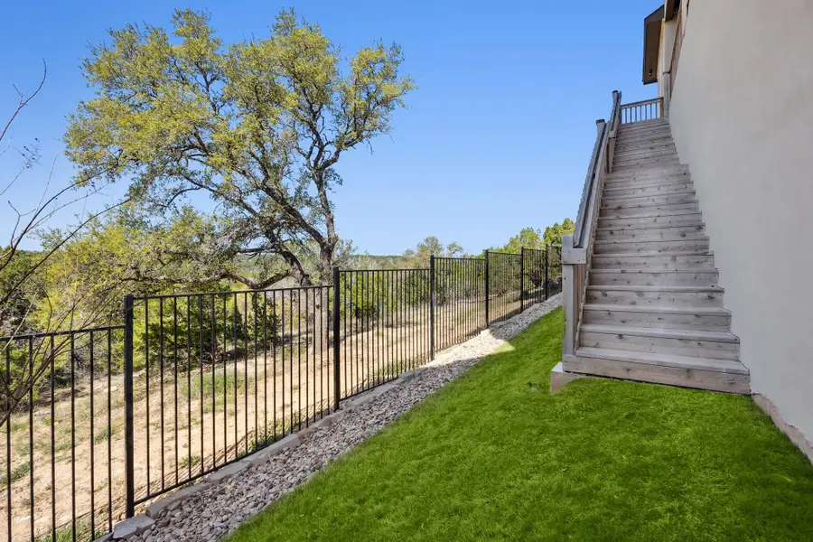 Front exterior of a new home in Sweetwater - Madrone Ridge: Havergate Collection, Austin, TX, highlighting curb appeal (Image 1).
