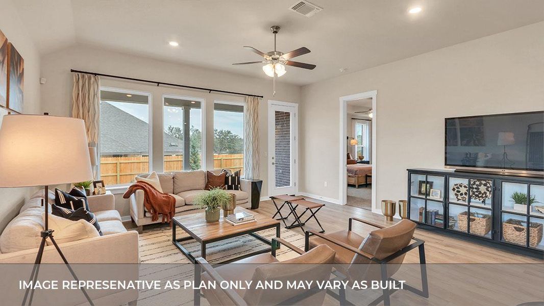 Furnished interior view inside a new home in Rosenbusch Ranch, Leander (Image 21).