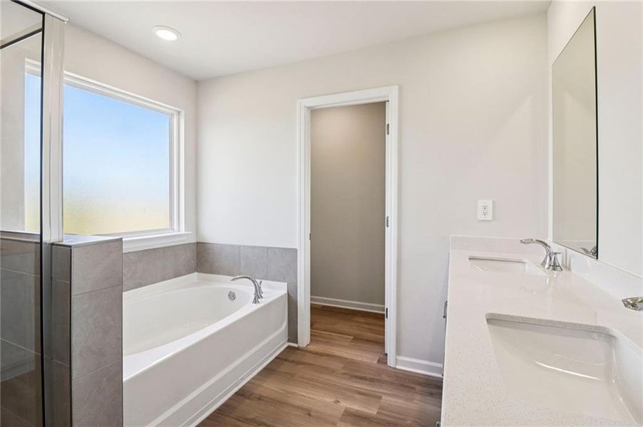 Furnished interior view inside a new home in Harmony Manor, Fairburn (Image 9). Furnished interior view inside a new home in Harmony Manor, Fairburn (Image 9).