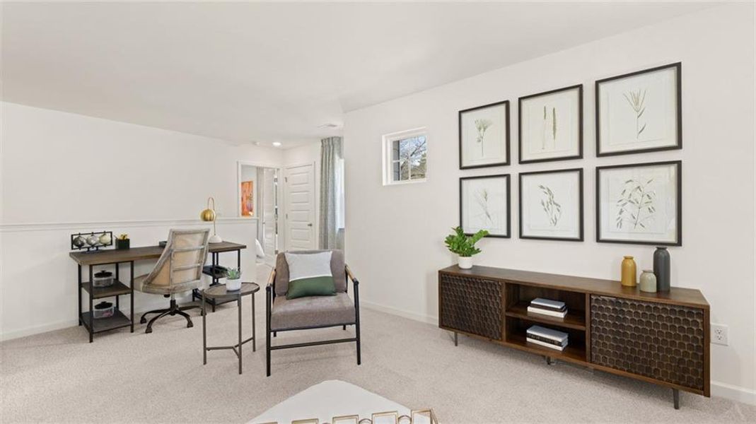 Furnished interior view inside a new home in Independence Villas and Townhomes, Loganville (Image 9). Furnished interior view inside a new home in Independence Villas and Townhomes, Loganville (Image 9).
